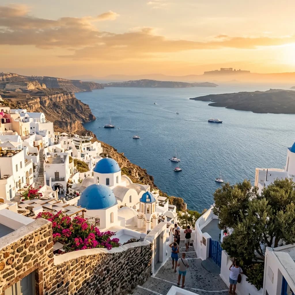 Santorini & Athens